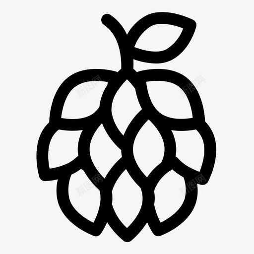 奶油冻苹果新鲜水果图标svg_新图网 https://ixintu.com 奶油冻苹果 新鲜 有机 水果 水果轮廓
