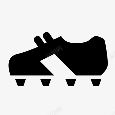 鞋夹板足球图标图标