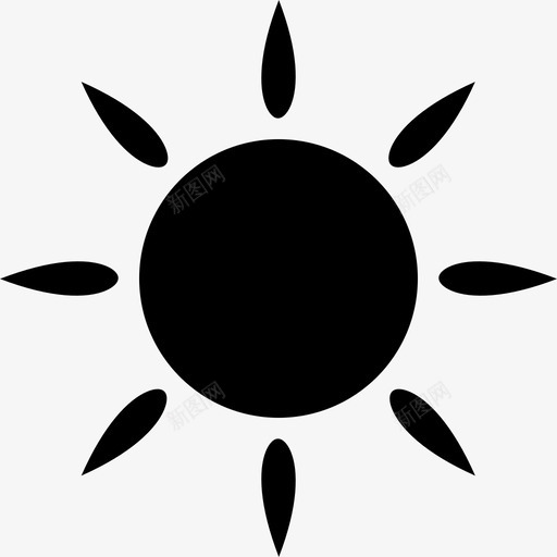 太阳光明阳光图标svg_新图网 https://ixintu.com 光明 太阳 阳光