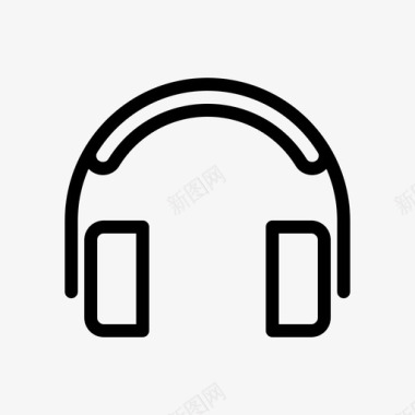 耳机多媒体音乐图标图标