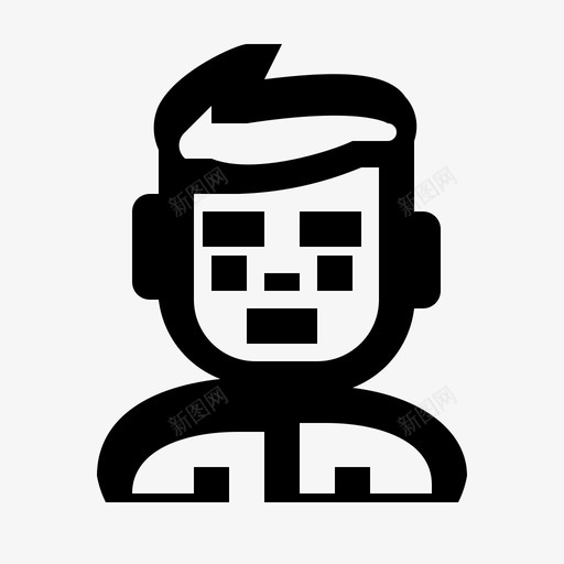 商务人士svg_新图网 https://ixintu.com 商务人士 线性 扁平 单色 商务 简约