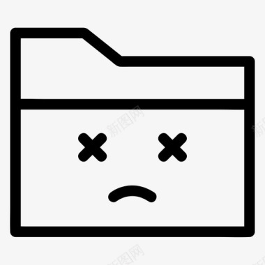 损坏文件文件夹图标图标