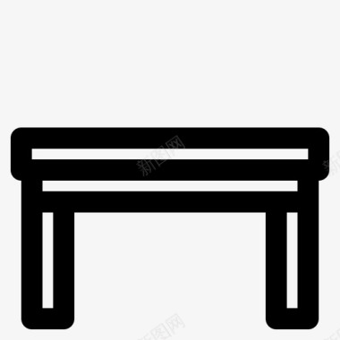 桌子家具木材图标图标