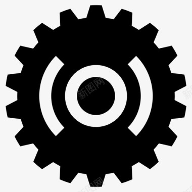 齿轮工程工业图标图标