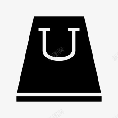 购物袋购物车教育符号图标图标