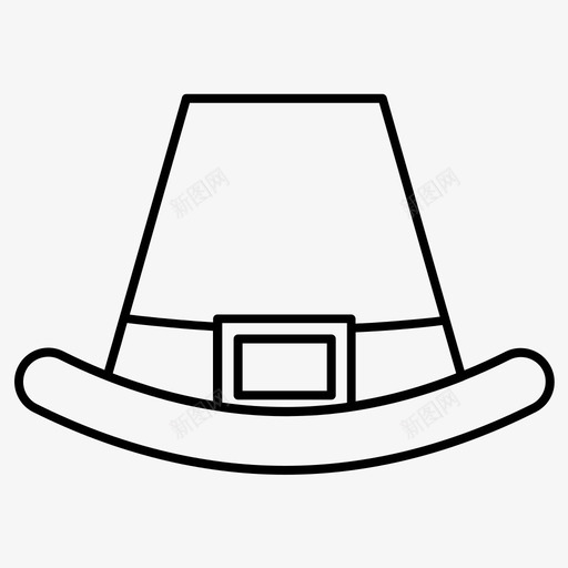 帽子万圣节恐怖图标svg_新图网 https://ixintu.com 万圣节 常规 帽子 恐怖 系列