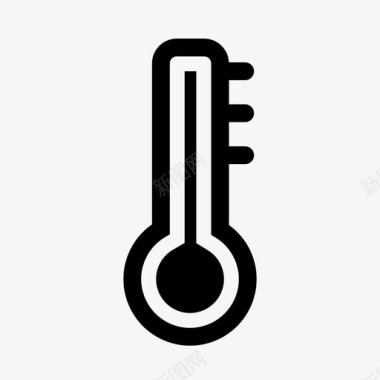 热温度计温度天气图标图标