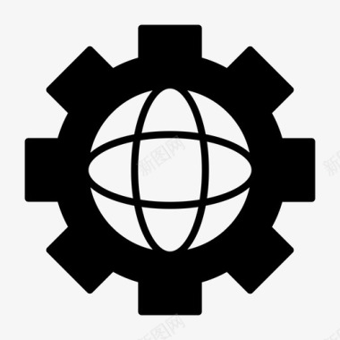 世界服务商业工作图标图标