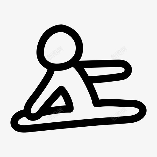 分割侧视图人物姿势图标svg_新图网 https://ixintu.com 人物 人物画 伸展 侧视图 分割 姿势 瑜伽