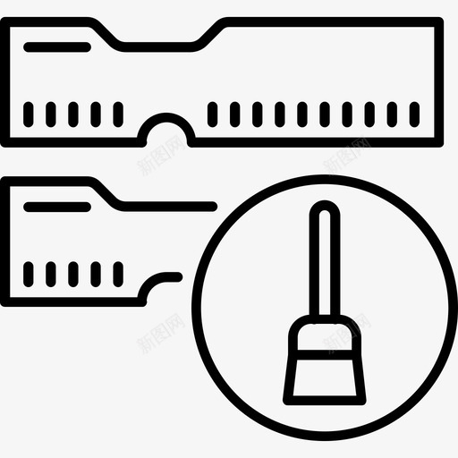 随机存取存储器清除超频图标svg_新图网 https://ixintu.com 清除 超频 随机存取存储器