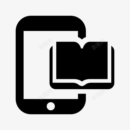 阅读模式书籍电子书图标svg_新图网 https://ixintu.com 书籍 在线学习 模式 电子书 电话 阅读