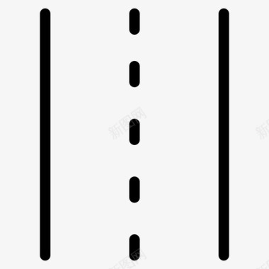 车道基础设施线路图标图标