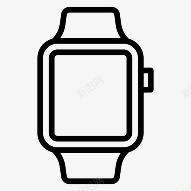 智能手表时钟时间表图标图标