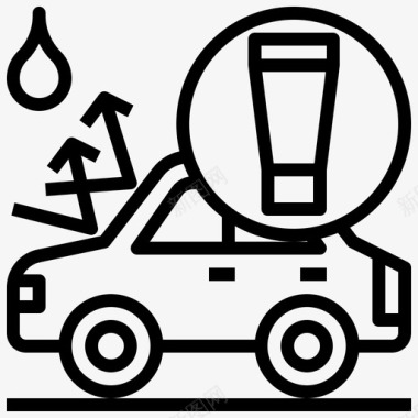 防雨剂汽车汽车服务图标图标