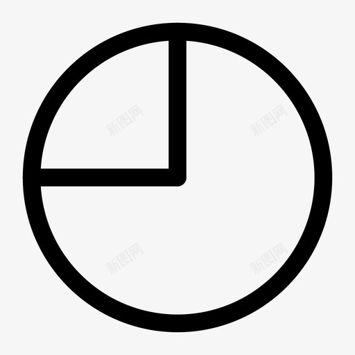 圆圆形状饼图图标svg_新图网 https://ixintu.com 圆形 形状 饼图