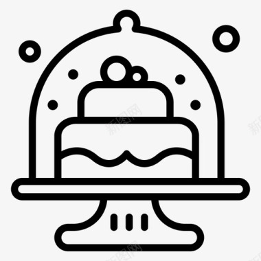 烘焙蛋糕菜肴图标图标