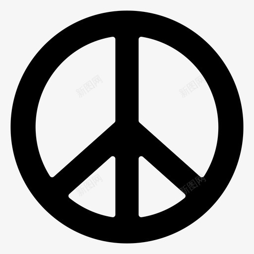 和平的象征爱团结图标svg_新图网 https://ixintu.com 和平 团结 慈善 象征
