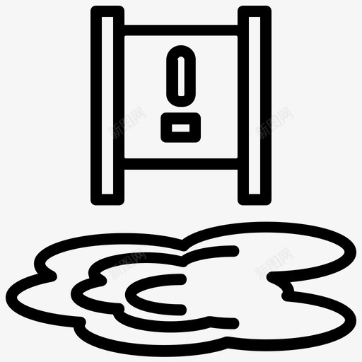 小心滑浴缸水坑图标svg_新图网 https://ixintu.com 小心 小心滑倒 水坑 浴室 浴缸