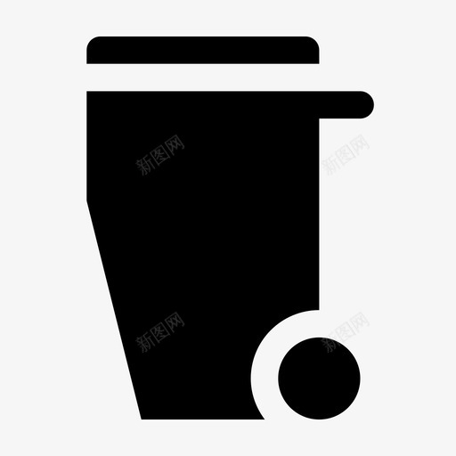 垃圾清洁灰尘图标svg_新图网 https://ixintu.com jumpicon 垃圾 垃圾箱 字形 服务 清洁 灰尘