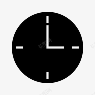 时间时钟家具图标图标