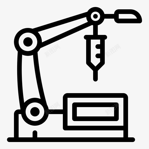 机器人注射手臂未来图标svg_新图网 https://ixintu.com 外科 手臂 技术 未来 机器人 注射