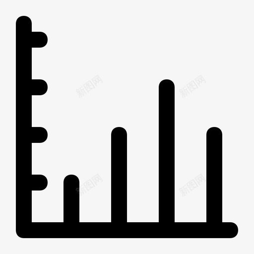 柱状图分析报告图标svg_新图网 https://ixintu.com 分析 报告 柱状