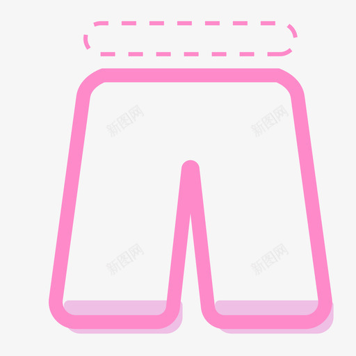 沙滩裤svg_新图网 https://ixintu.com 沙滩裤 标准大小图标-24