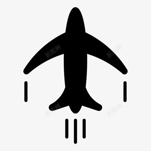 航空公司空客航班图标svg_新图网 https://ixintu.com 物流 空客 航班 航空公司 飞机