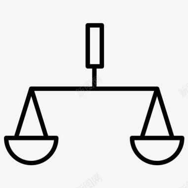 正义法庭天秤座图标图标