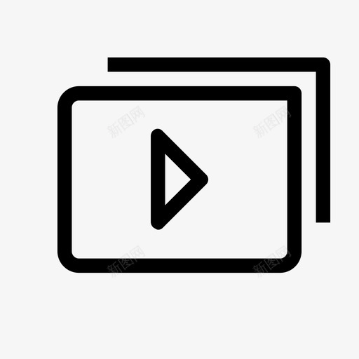 订阅按钮界面图标svg_新图网 https://ixintu.com myicon系列 按钮 播放 界面 移动 订阅