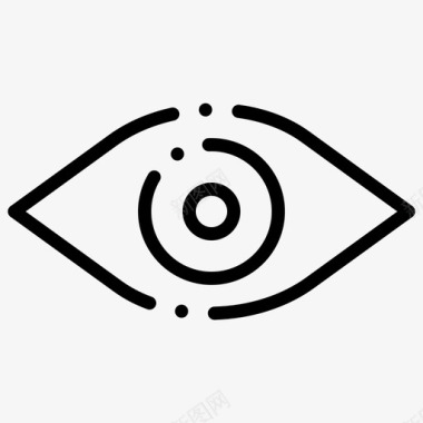 眼睛身体部位眼球图标图标