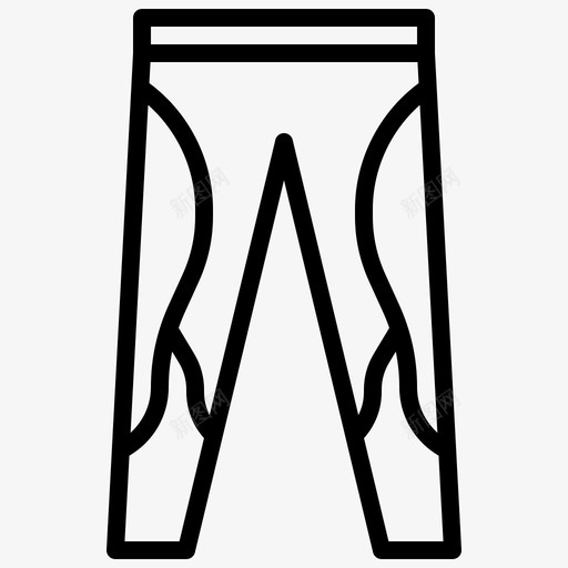 采购产品裤子时尚服装图标svg_新图网 https://ixintu.com 产品 时尚 服装 比赛 裤子 跑步 轮廓 运动 运动服 采购