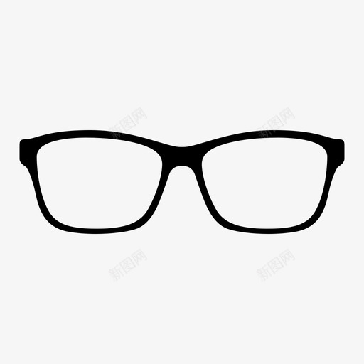 方形眼镜眼镜墨镜图标svg_新图网 https://ixintu.com 墨镜 太阳镜 方形 眼镜