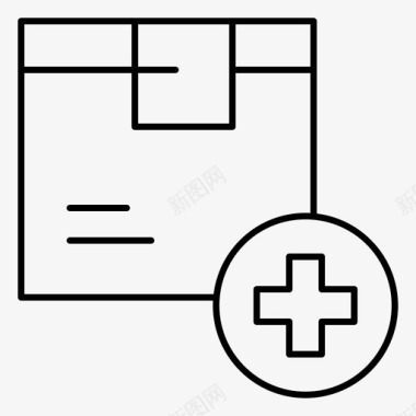 添加装箱配送图标图标