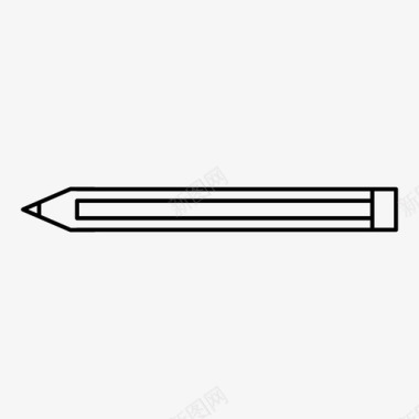 铅笔画信图标图标