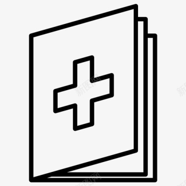 医学书籍联系人簿图标图标