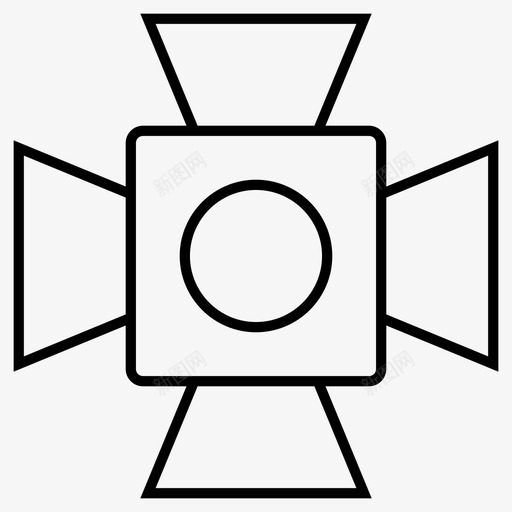 照相机电影院电影制作图标svg_新图网 https://ixintu.com 照相机 电影 电影制作 电影夏普 电影院