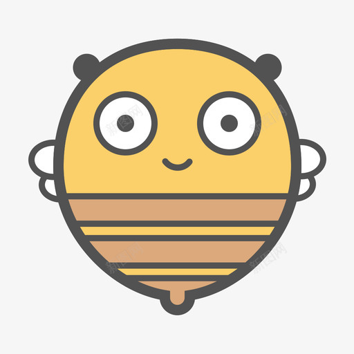 beesvg_新图网 https://ixintu.com bee 填充 线性 多色 可爱