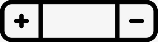 条形磁铁磁性负极图标图标