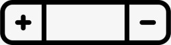 条形磁铁条形磁铁磁性负极图标高清图片