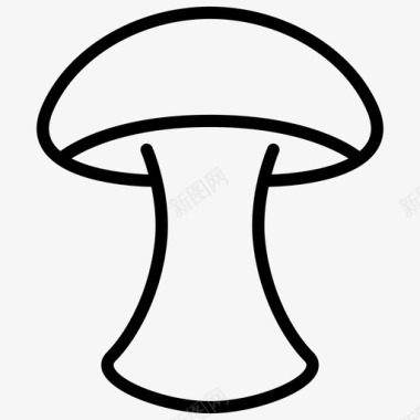 蘑菇鹅膏食物图标图标