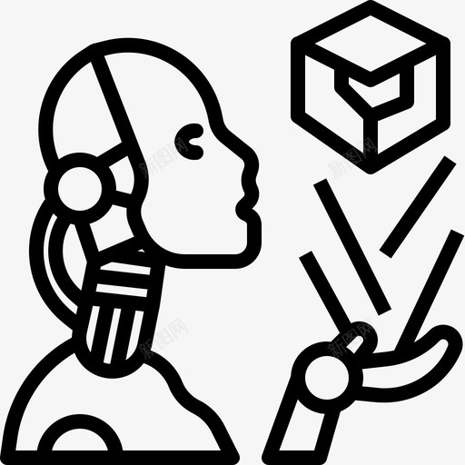 ar机器人人工智能未来图标svg_新图网 https://ixintu.com ar 人工智能 技术 未来 未来技术 机器人