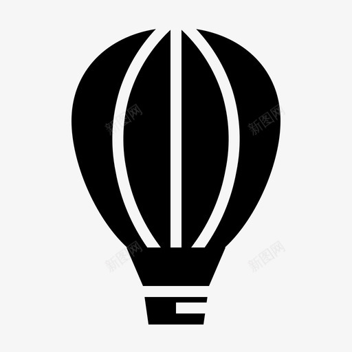 热气球运输工具车辆和运输符号图标svg_新图网 https://ixintu.com 热气球 车辆和运输符号 运输工具