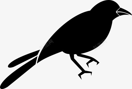鸟动物麻雀图标图标