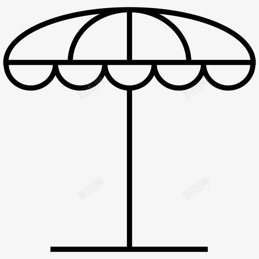 雨伞旅游利器图标svg_新图网 https://ixintu.com 利器 旅游 雨伞