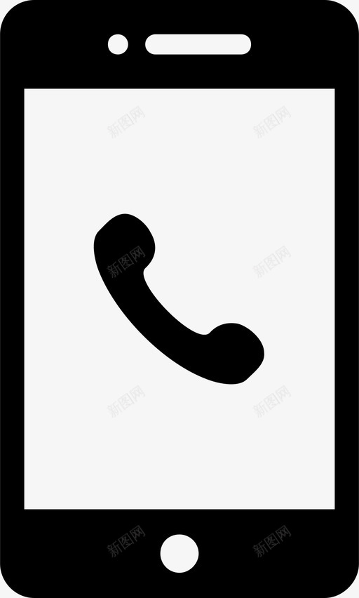 电话通讯小工具图标svg_新图网 https://ixintu.com 小工 工具 手机 电话 通讯