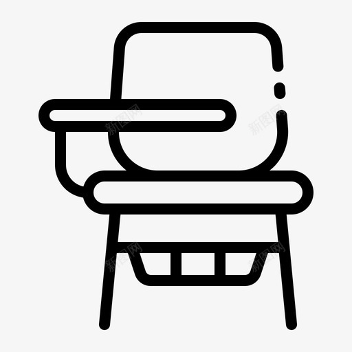 学生椅书桌教育图标svg_新图网 https://ixintu.com 书桌 学校 学生 教育 艺术
