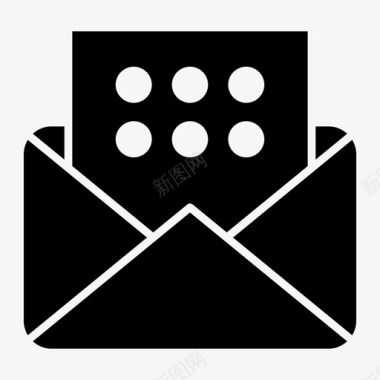 信件求职信信封图标图标