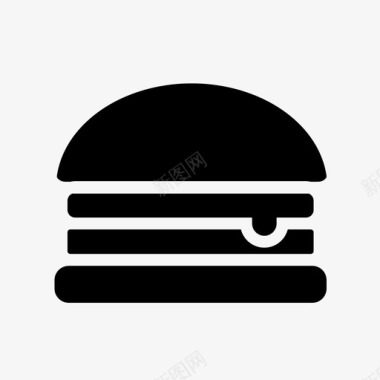 芝士汉堡食品垃圾食品图标图标
