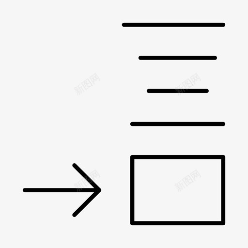 对齐底部图像图标svg_新图网 https://ixintu.com 图像 基本 对齐 底部 接口 插入 线组 细线